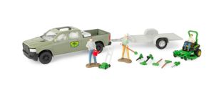 ERT47551 - Kit per la cura del prato JOHN DEERE con pick-up a pianale e accessori