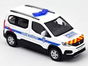 NOREV479067 - 2019 PEUGEOT Rifter Polizia Municipale segnalazione rossa e gialla.