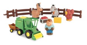 BRI43069 - Scatola con mietitrice JOHN DEERE e accessori