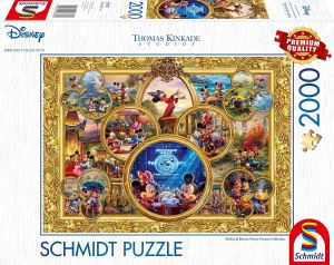 SCM57371 - Puzzle di Thomas Kinkade 2000 pezzi - Topolino e Minnie