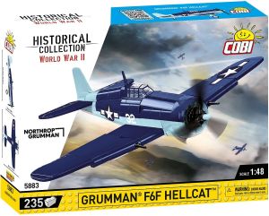 COB5883 - Aereo militare Grumman F6F Hellcat - 235 Pezzi