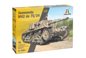 ITA6584 - Carro armato Semovente M42 da 75/34 da assemblare e verniciare