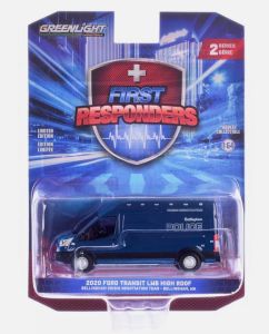 GREEN67060-D - FORD Transit LWB 2020 Police Washington della serie FIRST RESPONDERS in blister