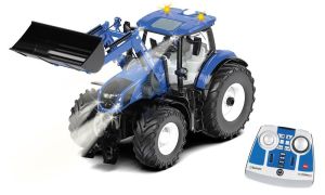 SIK6798 - NEW HOLLAND T7.315 con caricatore radiocomandato con telecomando Bluetooth