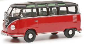 SCH7857 - VOLKSWAGEN T1b Samba Nero e rosso