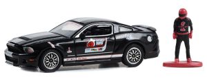 GREEN97150-E - SHELBY GT500 #68 2010 con pilota della serie THE HOBBY SHOP in blister