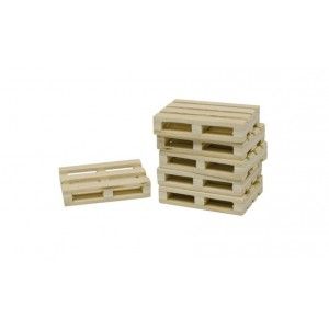 KID610761 - Set di 8 pallet in legno in miniatura