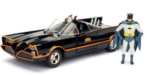 JAD98259 - BATMOBILE classica del 1966 con BATMAN e ROBIN