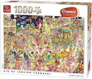 KING55926 - Puzzle 1000 Pezzi Il Canaval de RIO de JANEIRO