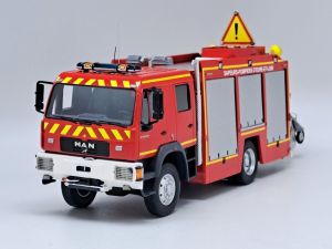 ALERTE0149B - MAN LE 14.220 Bemaex FSR SDIS 28 - Eure-et-Loir con marcature gialle - Limitata a 175 esemplari ex.