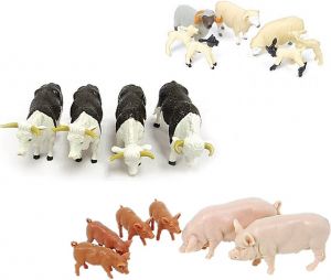 BRI43096 - Assortimento di 17 animali