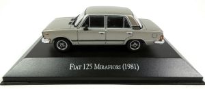 MAGARGAQV09 - FIAT 125 Mirafiori berlina 4 porte grigia del 1981 venduta in blister