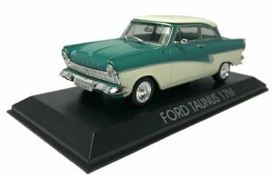 MAGLCFORDTAUNUS - FORD Taunus 1957 2 porte verde e bianca venduta in blister