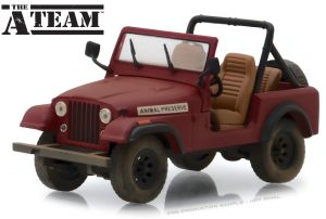 GREEN86528 - JEEP CJ-7 1981 Animal Preseve L'A-Team della serie tv A-Team