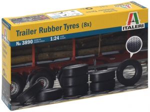 ITA3890 - 8 pneumatici per ITALERI Trailer