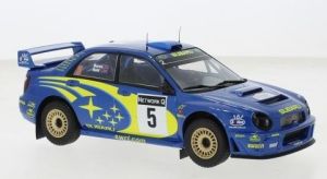 IXO24RAL026A - SUBARU IMPREZZA S7 #5 BURNS/REID RALLYE DE GRANDE BRETAGNE 2001 blu