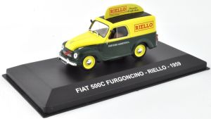 NET0015 - FIAT 500 C 1959 utility di assistenza della marca italiana di caldaie Riello