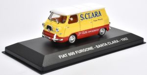 NET0033 - FIAT 600 furgone 1962 acqua minerale italiana SANTA CLARA