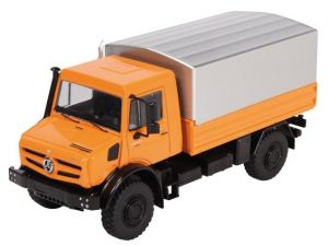 NZG9111/65 - MERCEDES UNIMOG U5000 piattaforma rivestita arancione