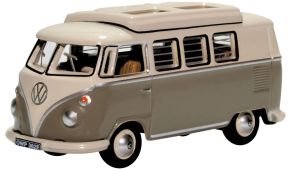 OXF76VWS006 - VOLKSWAGEN Tipo 1 Camper grigio topo e bianco perla