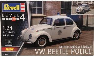 REV07666 - VOLKSWAGEN Beetle police de Belgique ou des Pays-Bas maquette à monter et à peindre