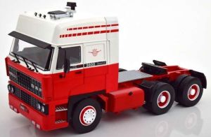 RK180093 - DAF 3600 Space Cab 1986 Rosso e bianco