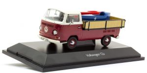 SCH3338 - Vassoio VOLKSWAGEN T2 con due piccoli kart limitato a 1000 esemplari