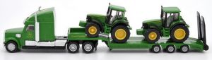 SIK1837 - Camion 6x4 con rimorchio Caricatore basso con JOHN DEERE 6920 e 6820 Ech:1/87