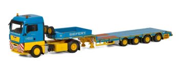 WSI01-1931 - MAN TGX XLX 4x2 con portamacchina estensibile a 4 assi SIEFERT