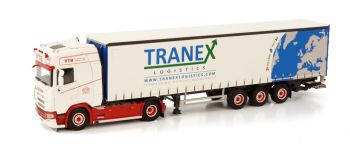 WSI01-3856 - SCANIA S Highline CS20H 4x2 con rimorchio telonato 3 Assi TRANEX