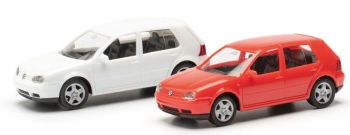 HER013956 - VOLKSWAGEN Golf IV bianco e rosso in kit - 2 pezzi