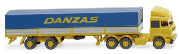 WIK051703 - Semirimorchio pianale IVECO 6X4 Danzas rimorchio a 2 assi