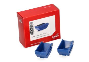 HER054676 - Tipper 7m3 blu - 2 pezzi