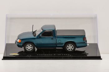 MAGCHES10-1995 - pickup CHEVROLET S-10 1995 verde / blu metallizzato