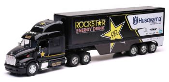 NEW10963 - PETERBILT 6x4 con rimorchio 3 assi ROCKSTAR Husqvarna