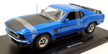 WEL12516BLEU - FORD Mustang boss 302 1969 blu