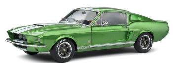 SOL1802907 - SHELBY Mustang GT500 verde con strisce bianche 1967