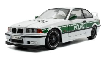 SOL1803915 - BMW E36 M3 Coupé - SOLIDO WORKS DRIFT - POLIZEI 1991 bianco