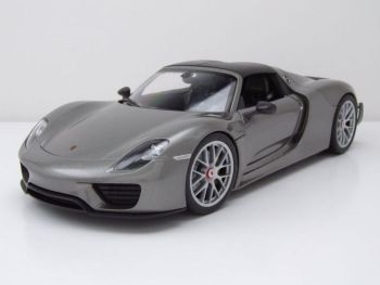 WEL18051HTNOIR - PORSCHE 918 Spyder Hardtop nero 2012 grigio