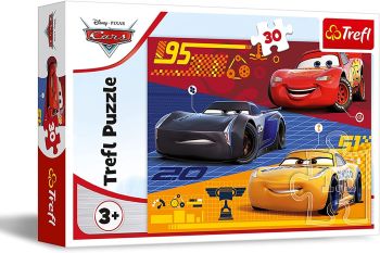 TRF18274 - Puzzle da 30 pezzi DISNEY - CARS prima della gara