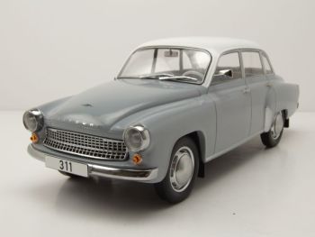 MOD18301 - WARTBURG 311 1959 Grigio e bianco