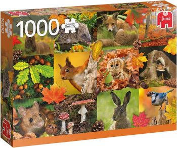 JMB18863 - Puzzle da 1000 pezzi Animali d'autunno