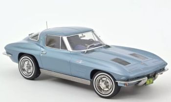 NOREV189050 - CHEVROLET Corvette Sting Ray 1963 Blu chiaro metallizzato