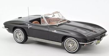 NOREV189055 - CHEVROLET Corvette Sting Ray Cabrio 1963 Nero