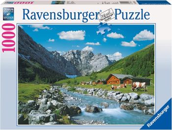 RAV192168 - Puzzle 1000 pezzi Le montagne del Karwendel in Austria