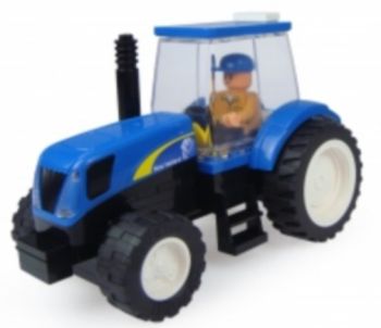 UHK1200 - NEW HOLLAND Con un personaggio da assemblare in mattoncini (48 pezzi)