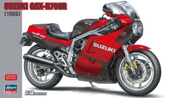 HAW21730 - SUZUKI GSX-R750R 1986 rosso da assemblare e verniciare