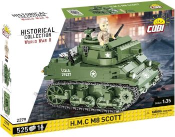 COB2279 - Carro armato H.M.C M8 Scott - 519 pezzi