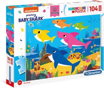 CLE23751 - MAXI Puzzle 104 pezzi BABY SHARK