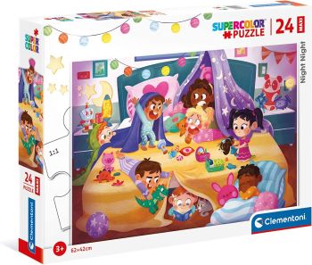 CLE24213 - MAXI Puzzle 24 pezzi Bianco Notte